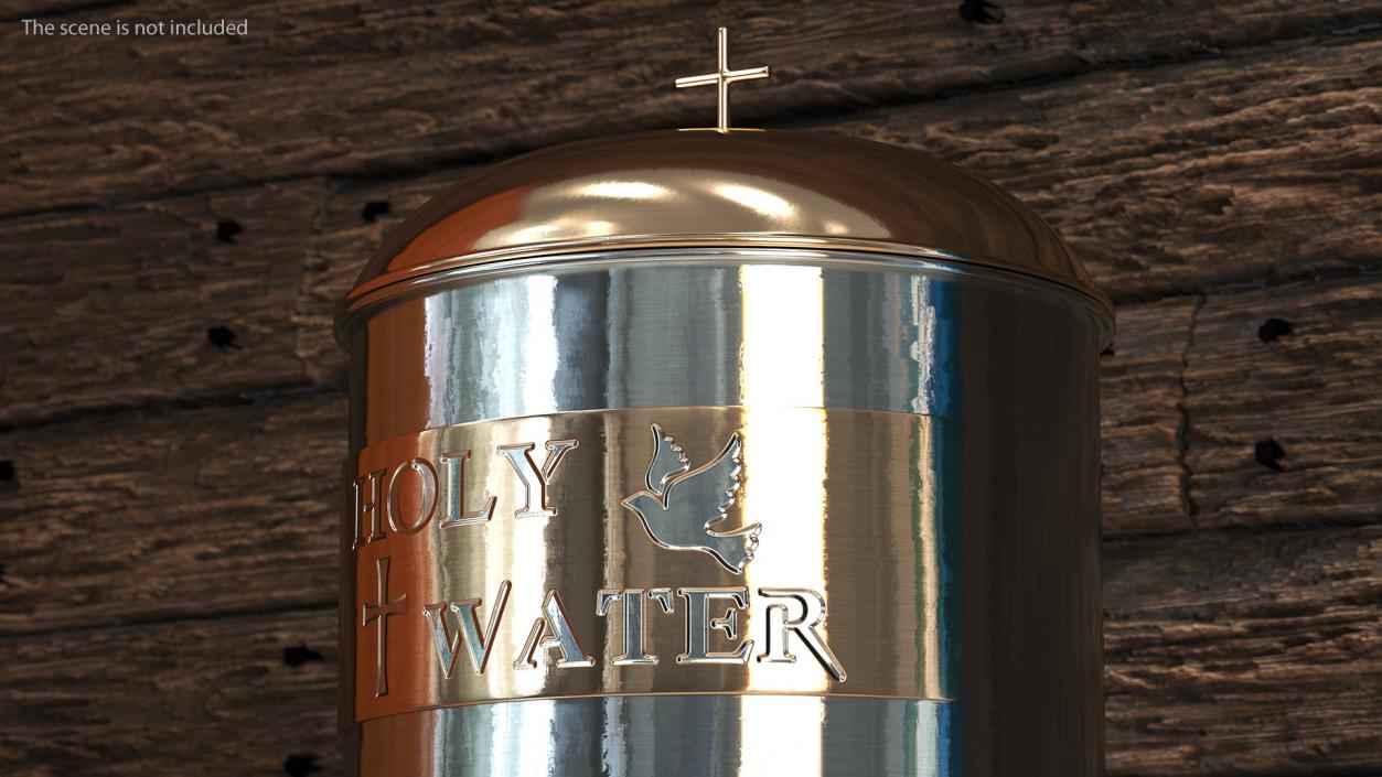 3D Holy Water Tank with Stand