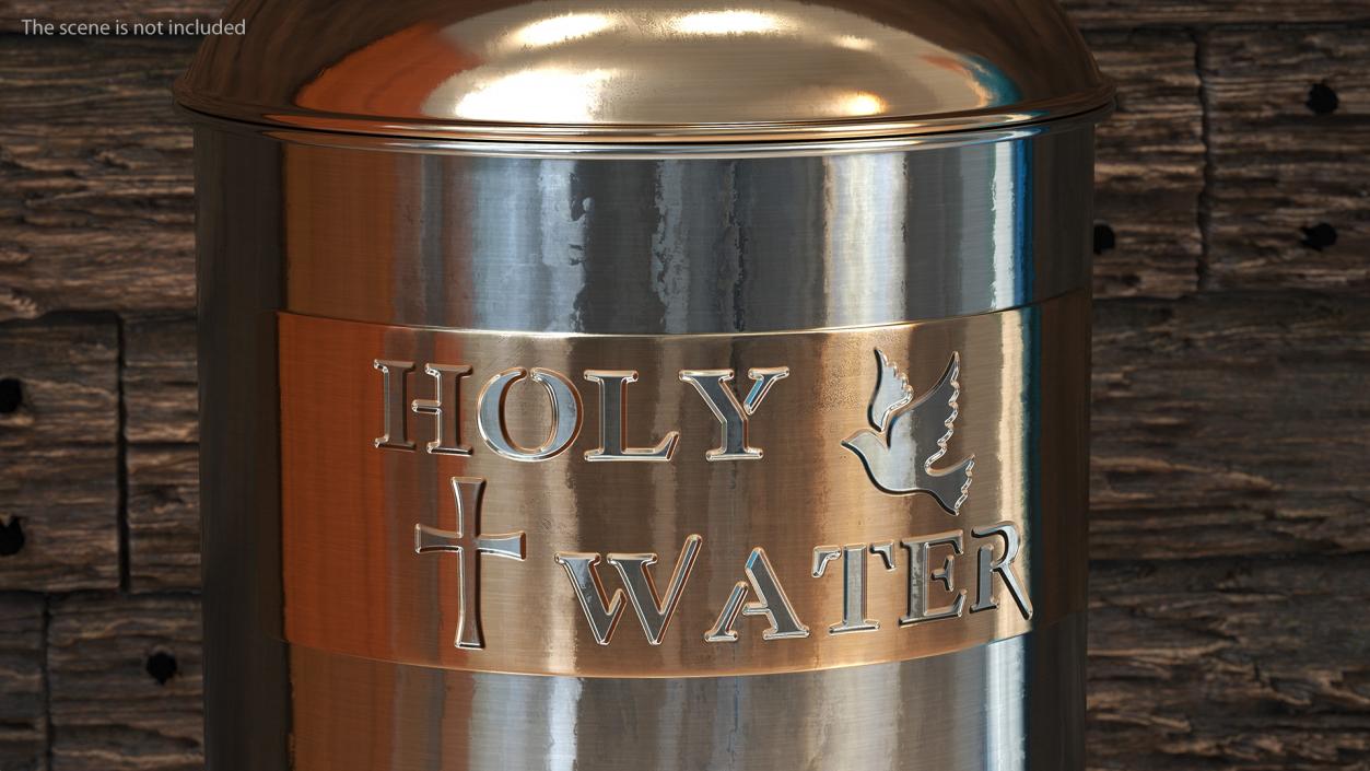 3D Holy Water Tank with Stand