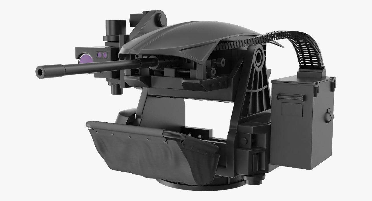 Remotely Controlled 50Cal Machine Gun 3D