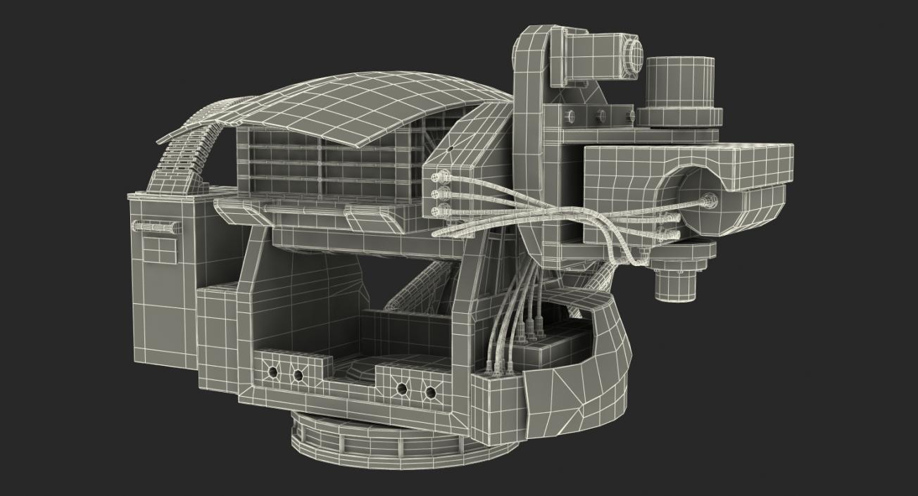 Remotely Controlled 50Cal Machine Gun 3D