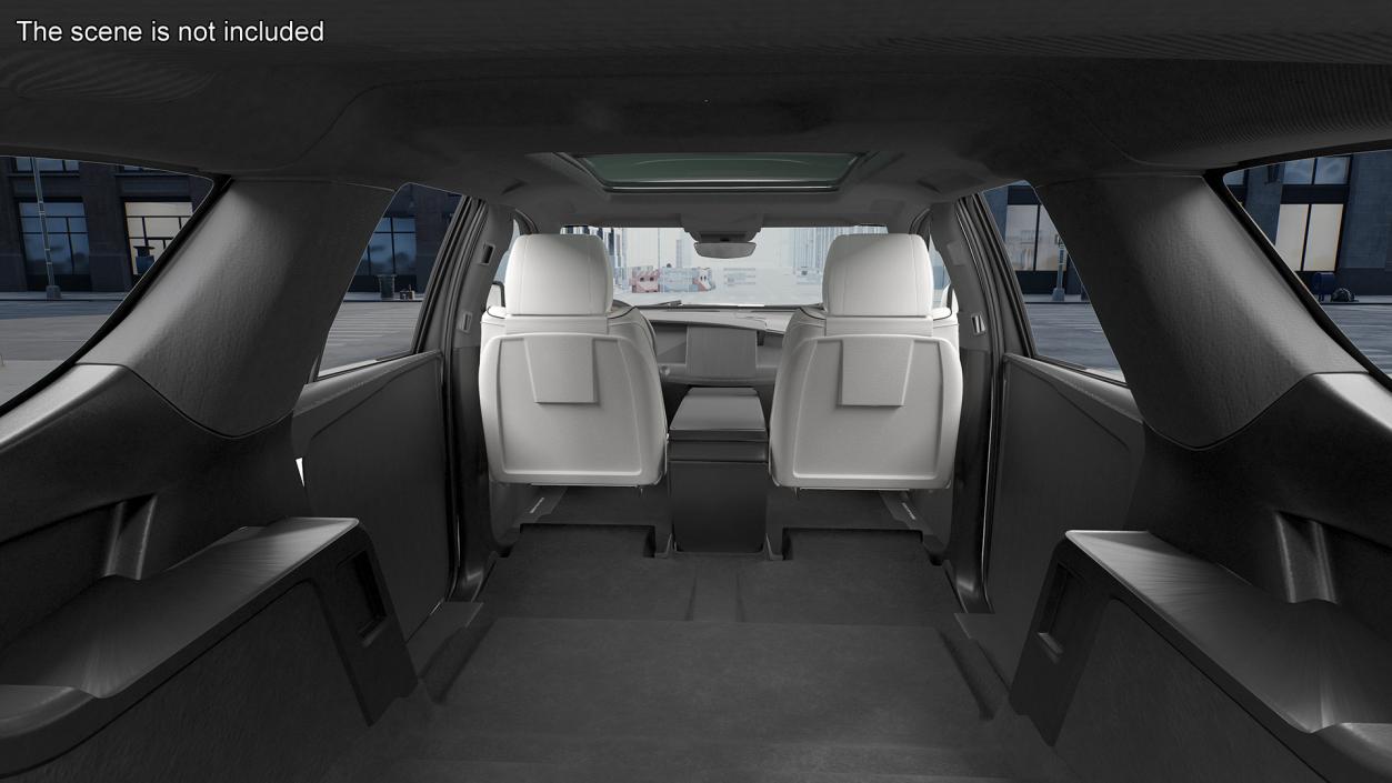 3D Cadillac Escalade 2021 Simple Interior model