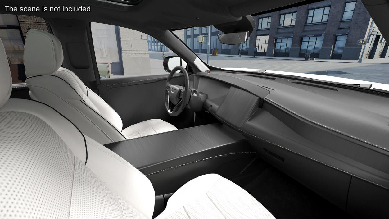 3D Cadillac Escalade 2021 Simple Interior model