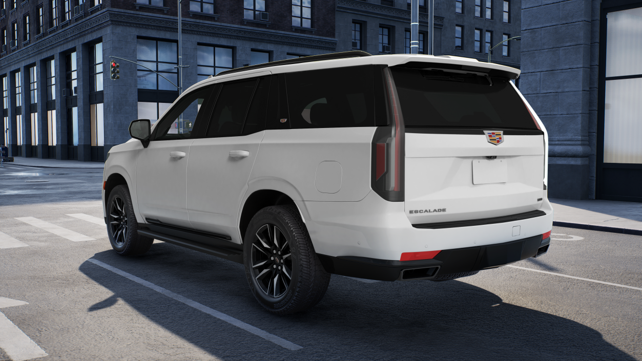 3D Cadillac Escalade 2021 Simple Interior model