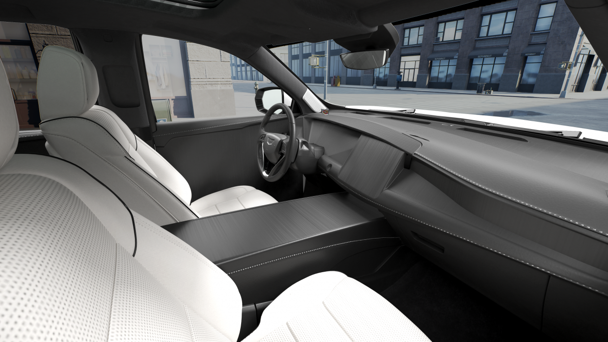 3D Cadillac Escalade 2021 Simple Interior model