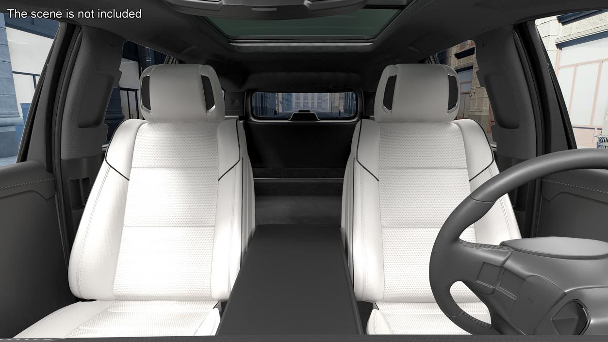 3D Cadillac Escalade 2021 Simple Interior model