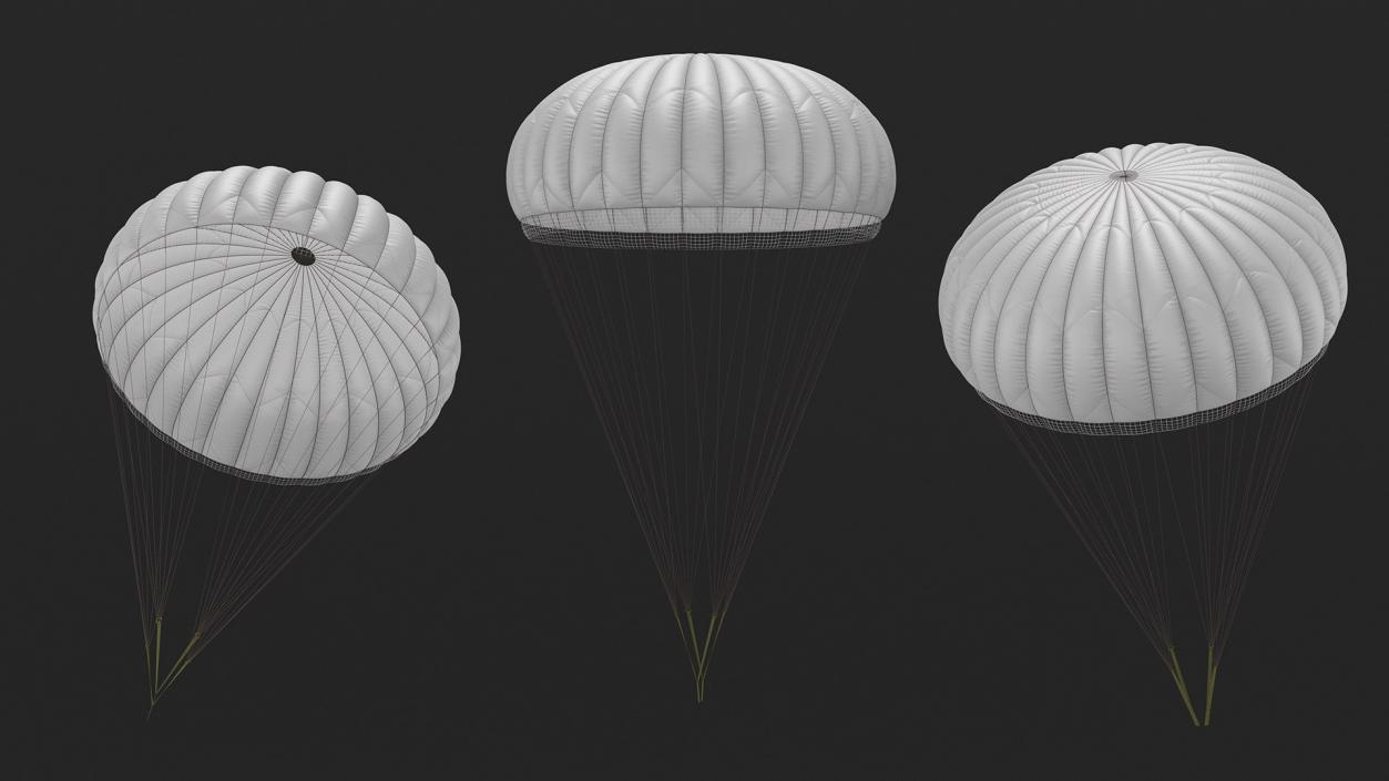 3D Parachutes Collection 2 model