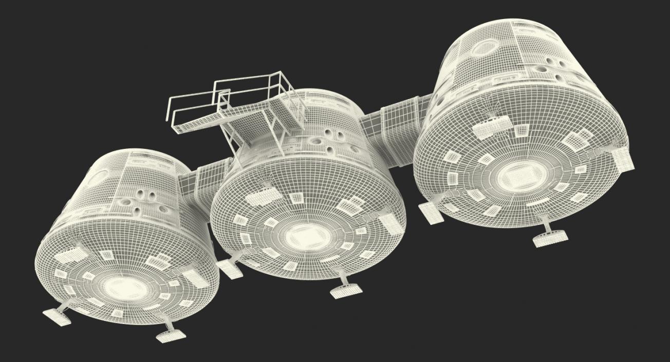 3D Mars Colony Structure