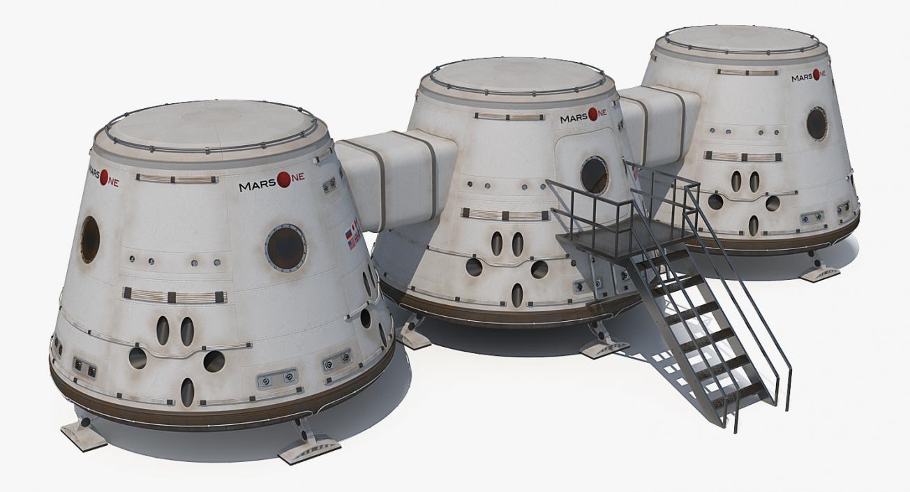 3D Mars Colony Structure