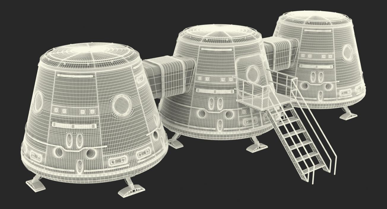 3D Mars Colony Structure