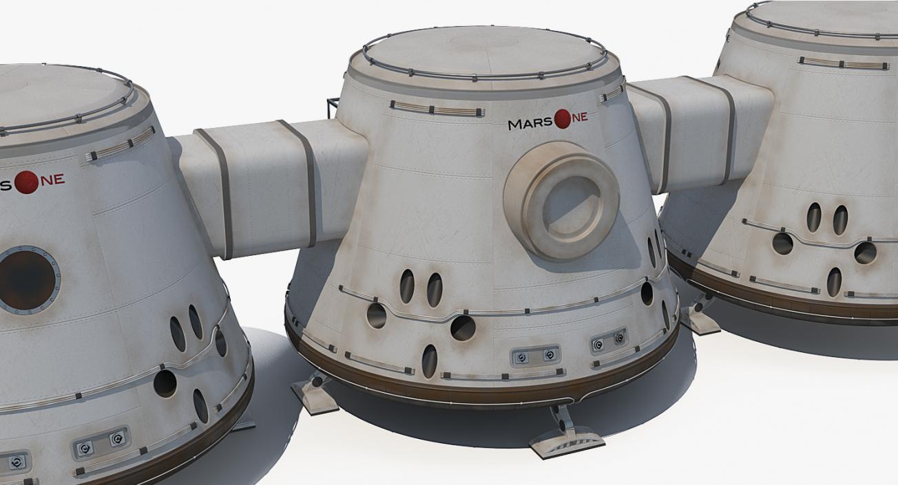 3D Mars Colony Structure