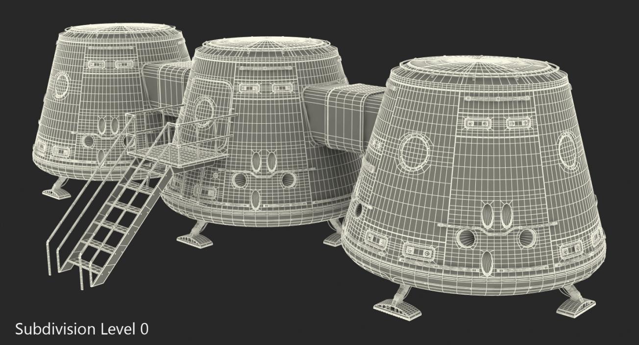 3D Mars Colony Structure