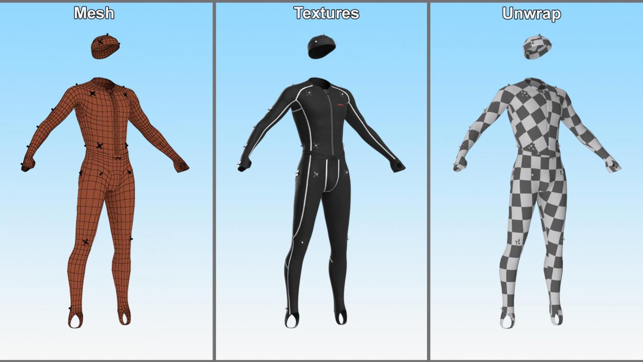 Motion Capture Suit by OptiTrack 3D