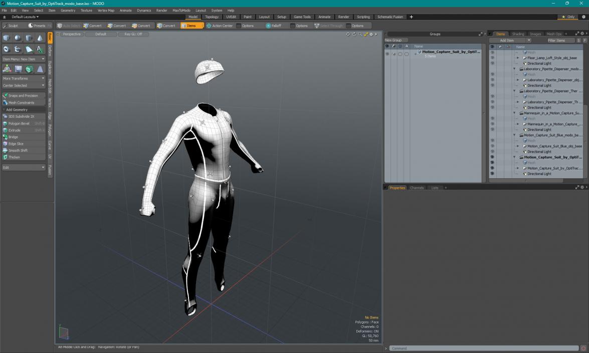 Motion Capture Suit by OptiTrack 3D