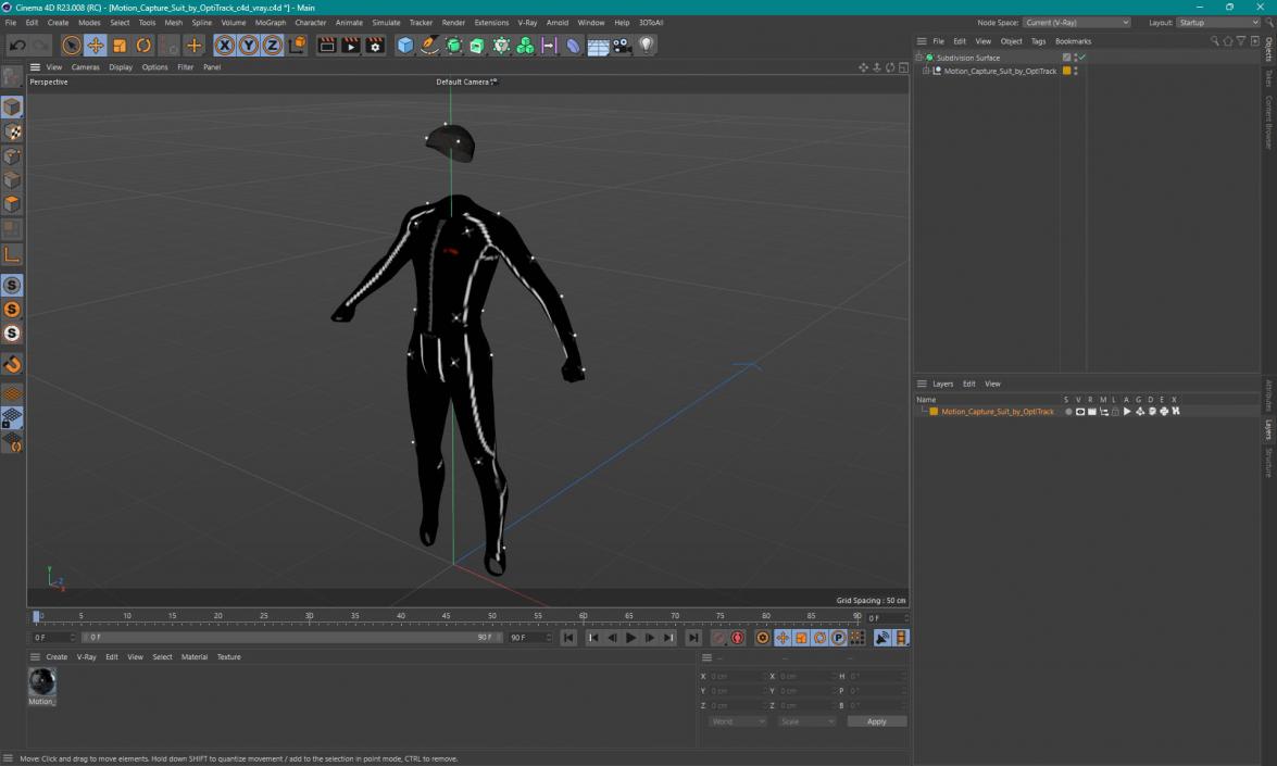 Motion Capture Suit by OptiTrack 3D