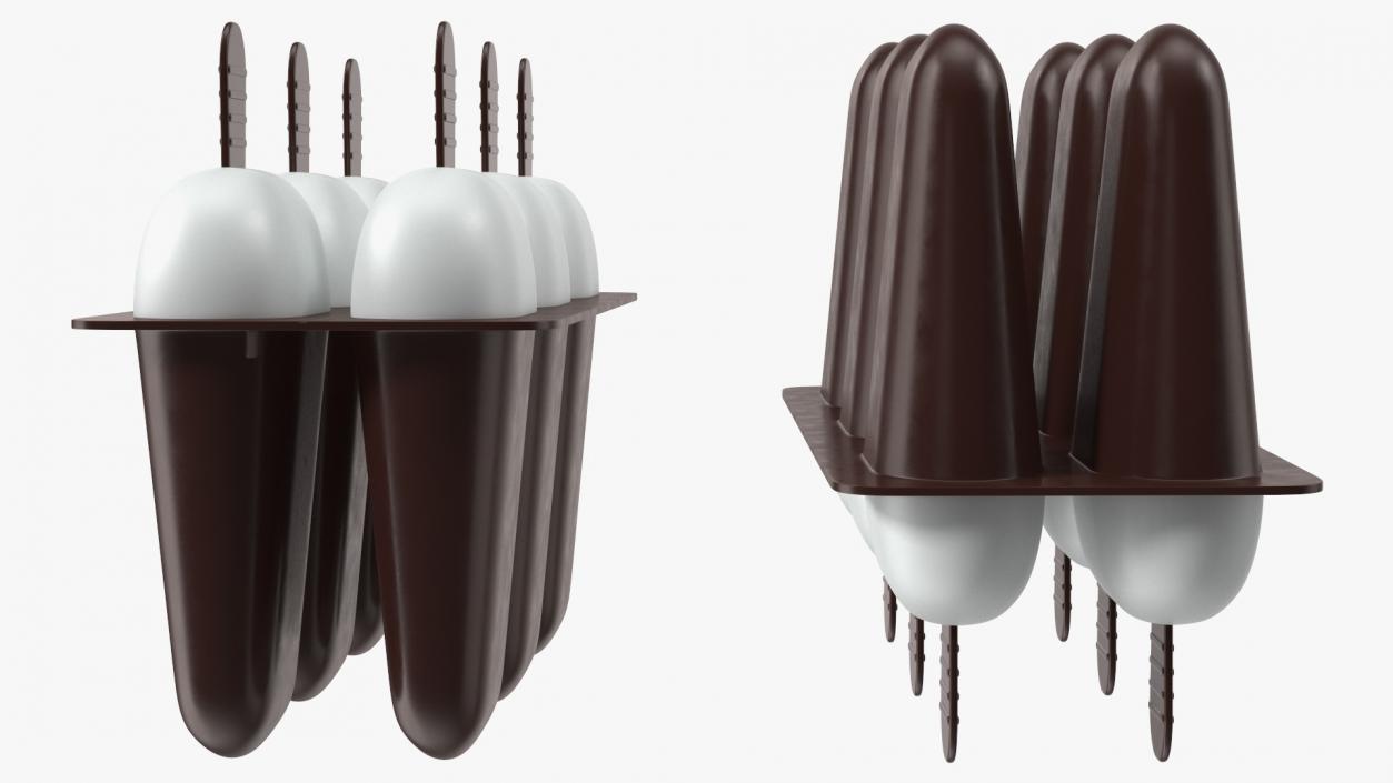 3D Ice Cream Popsicle Freezer Mold