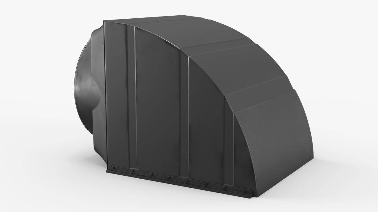 Roof Exhaust Ventilation Fan Black 3D model