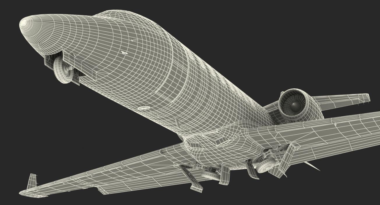 3D Bombardier Learjet 45XR model