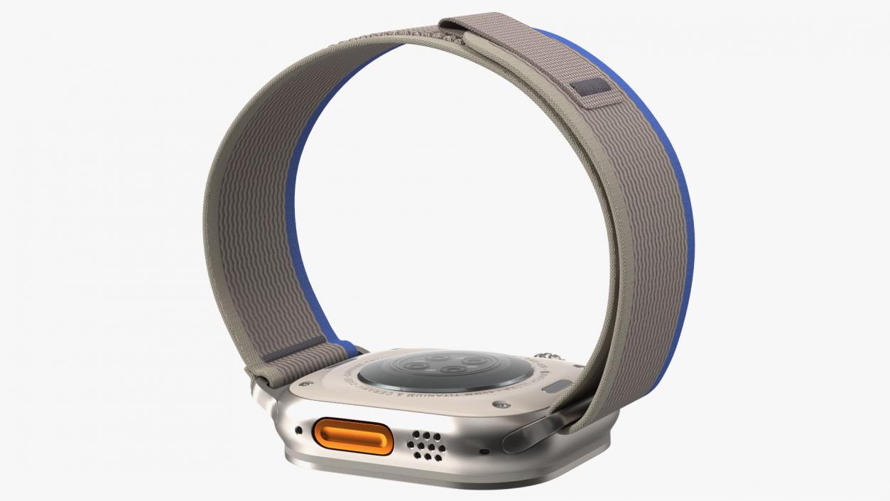 3D Apple Watch Ultra Trail Loop Blue-Gray model