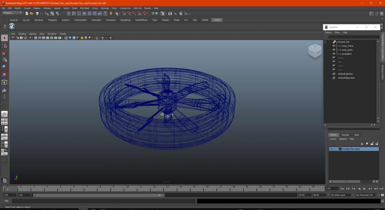 3D model Ducted Fan