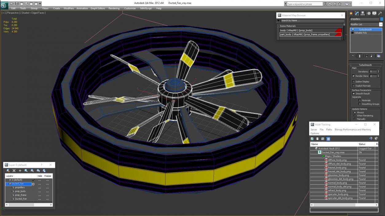 3D model Ducted Fan