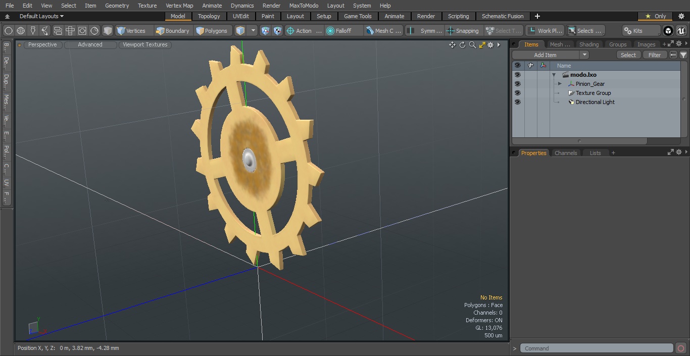 3D Pinion Gear