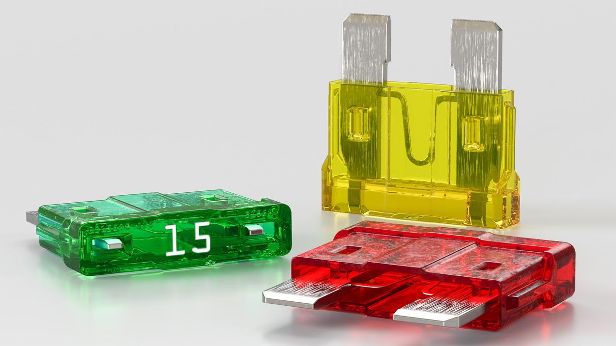 3D model Car Safety Fuse