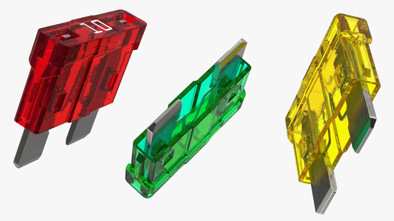 3D model Car Safety Fuse