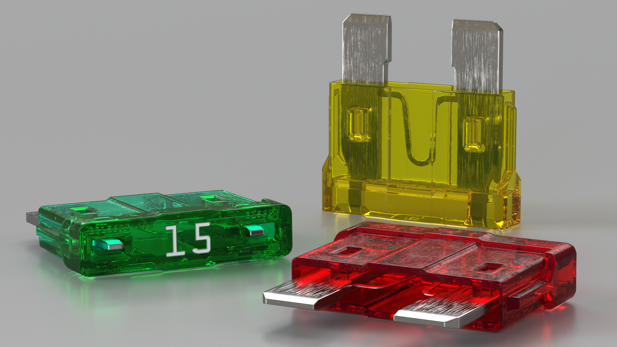 3D model Car Safety Fuse