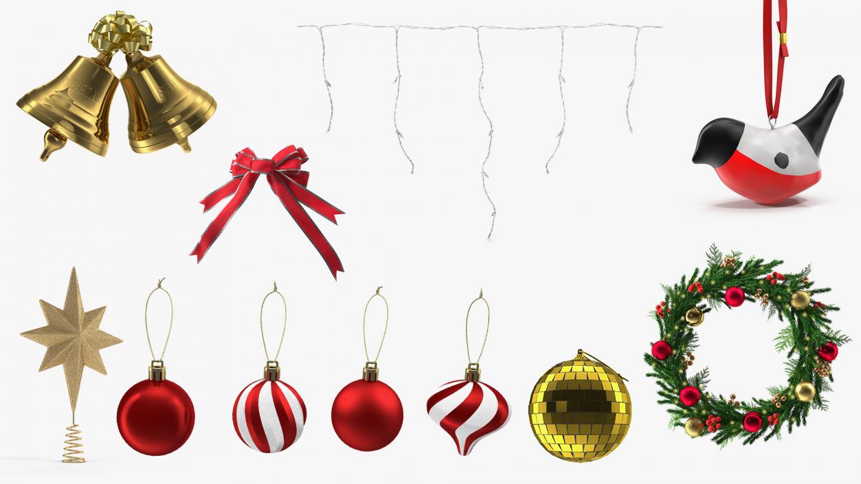 3D Christmas Decor Collection 4 model