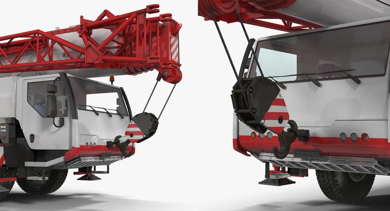 Compact Mobile Cranes Collection 3D