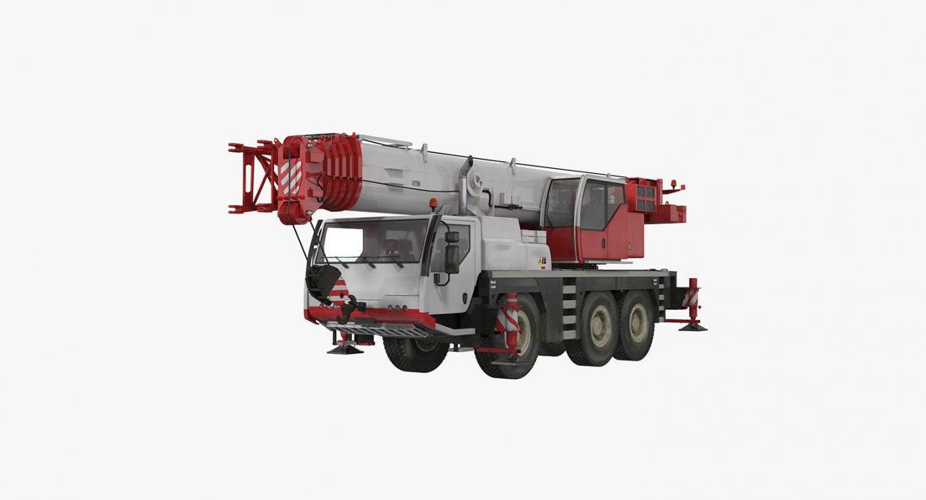 Compact Mobile Cranes Collection 3D