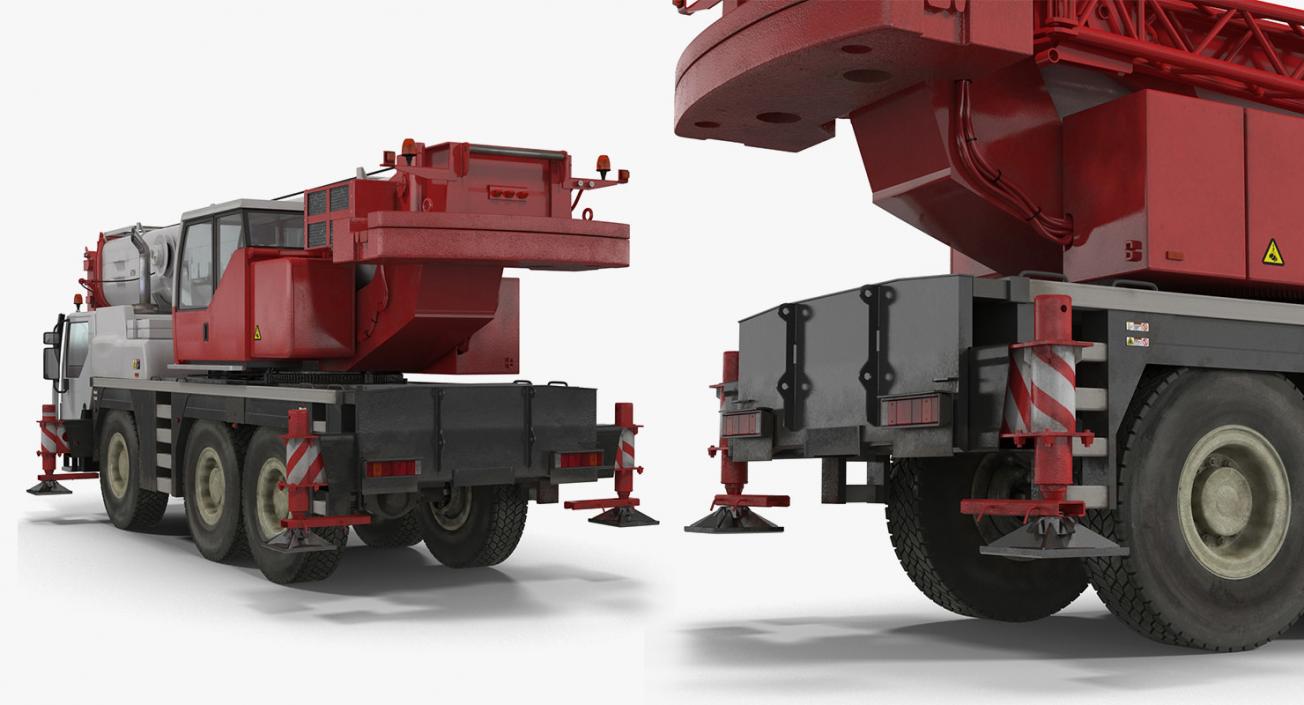 Compact Mobile Cranes Collection 3D