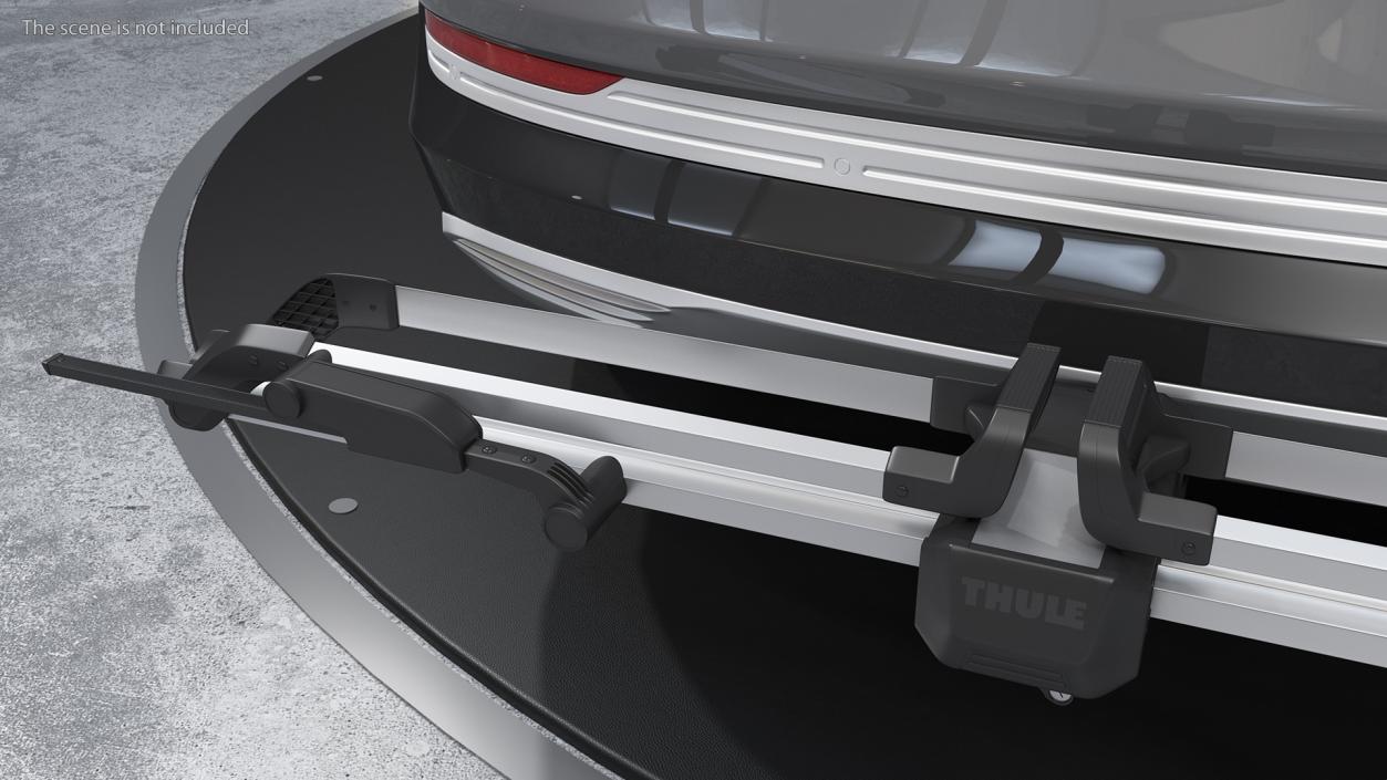 Thule Helium Aluminum Platform Bike Rack Folded 3D