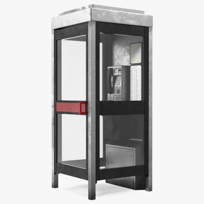 3D Phone Booth 2 model