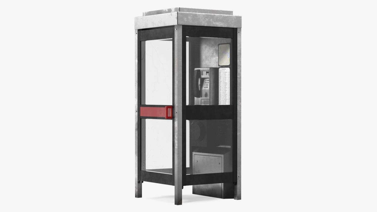 3D Phone Booth 2 model