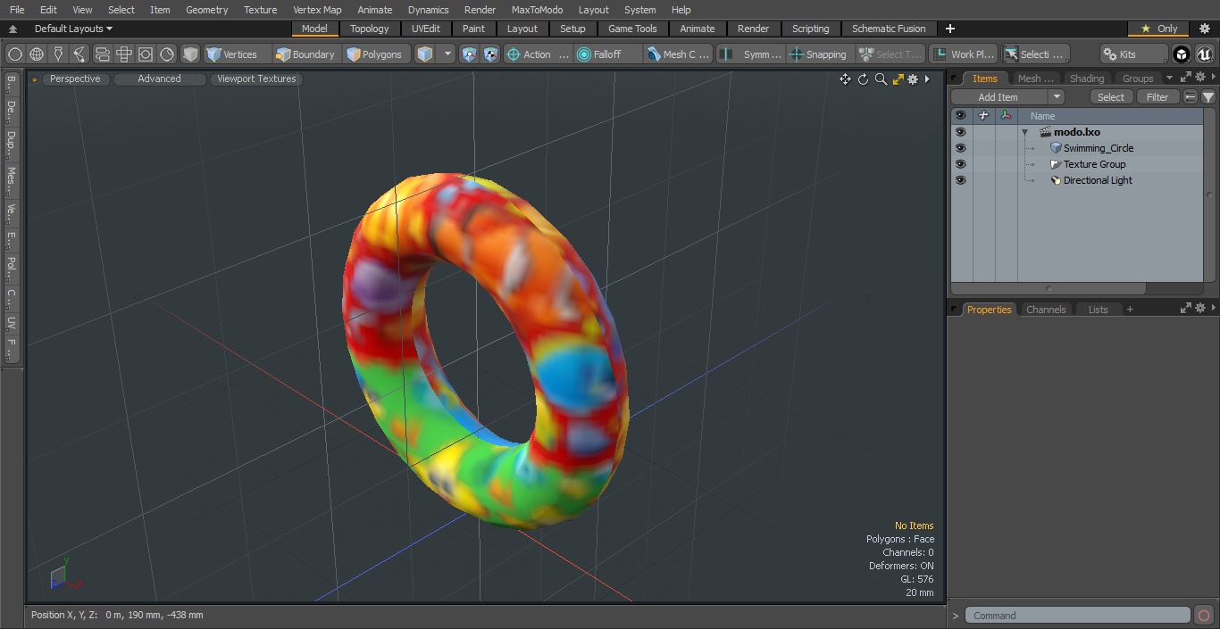 3D model Swimming Circle