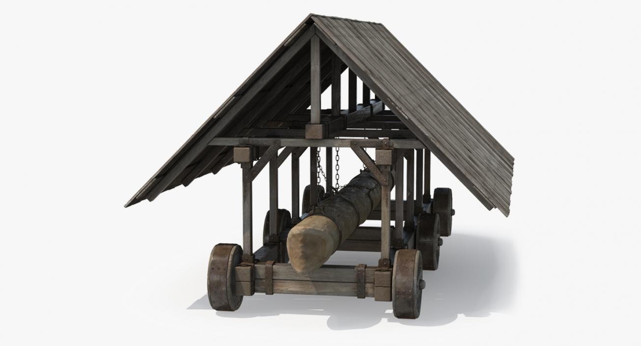 Medieval Battering Ram 3D