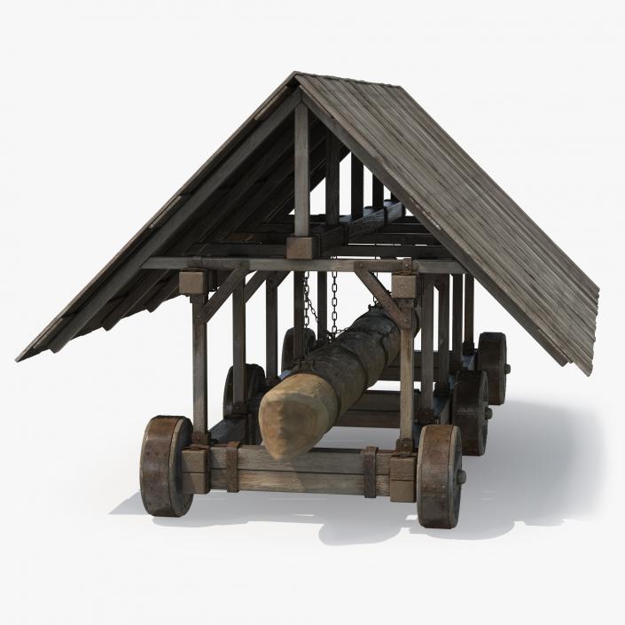 Medieval Battering Ram 3D