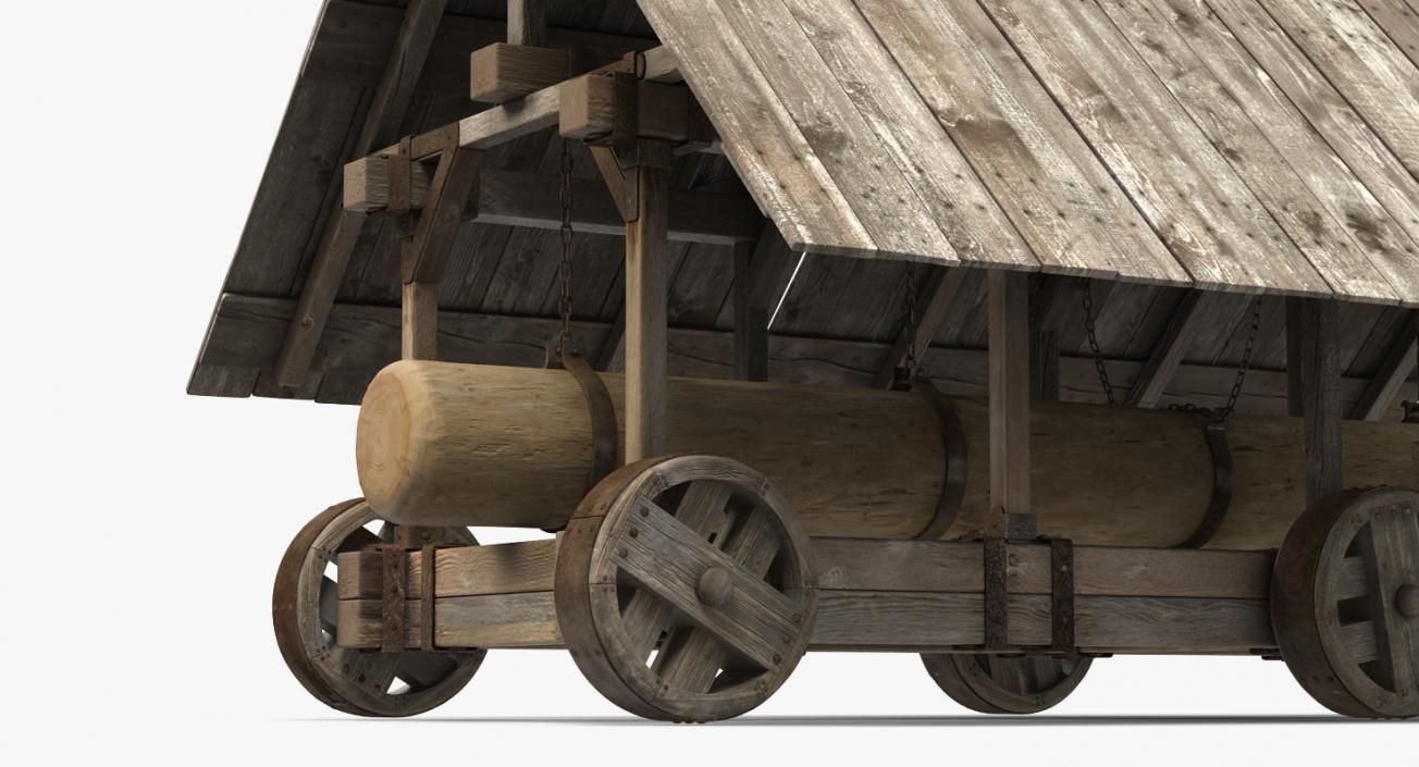 Medieval Battering Ram 3D