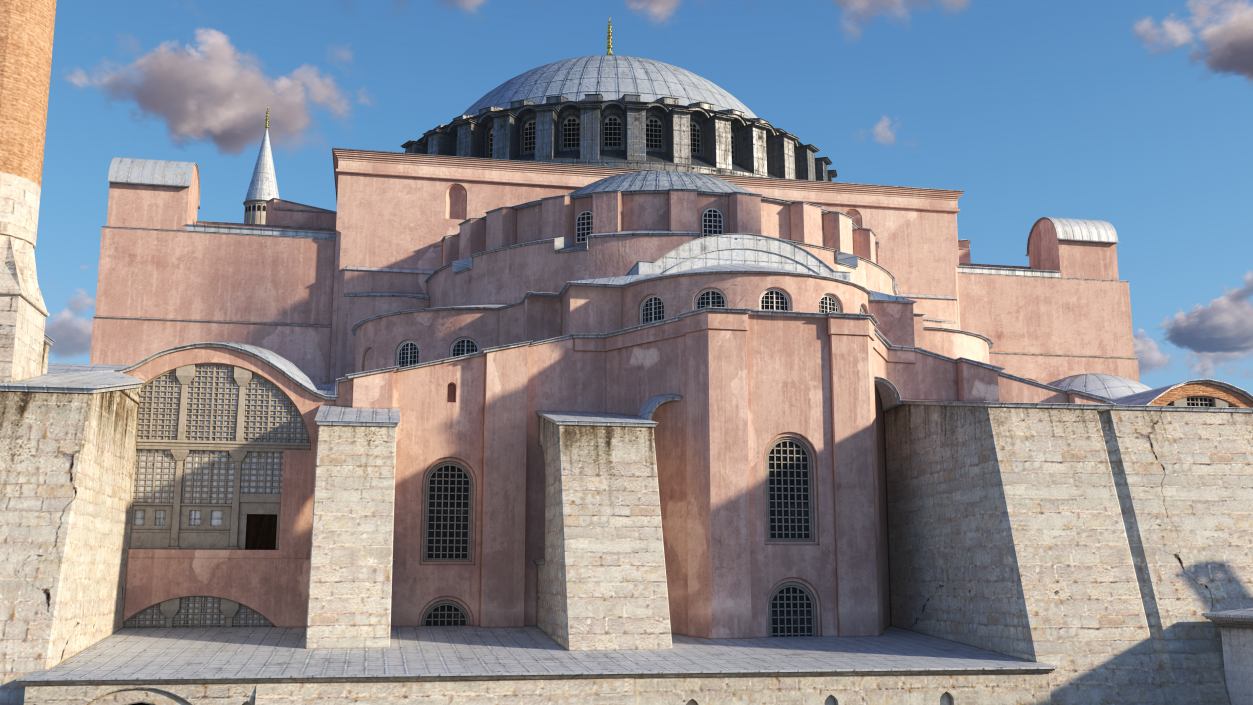 3D model Hagia Sophia Grand Mosque