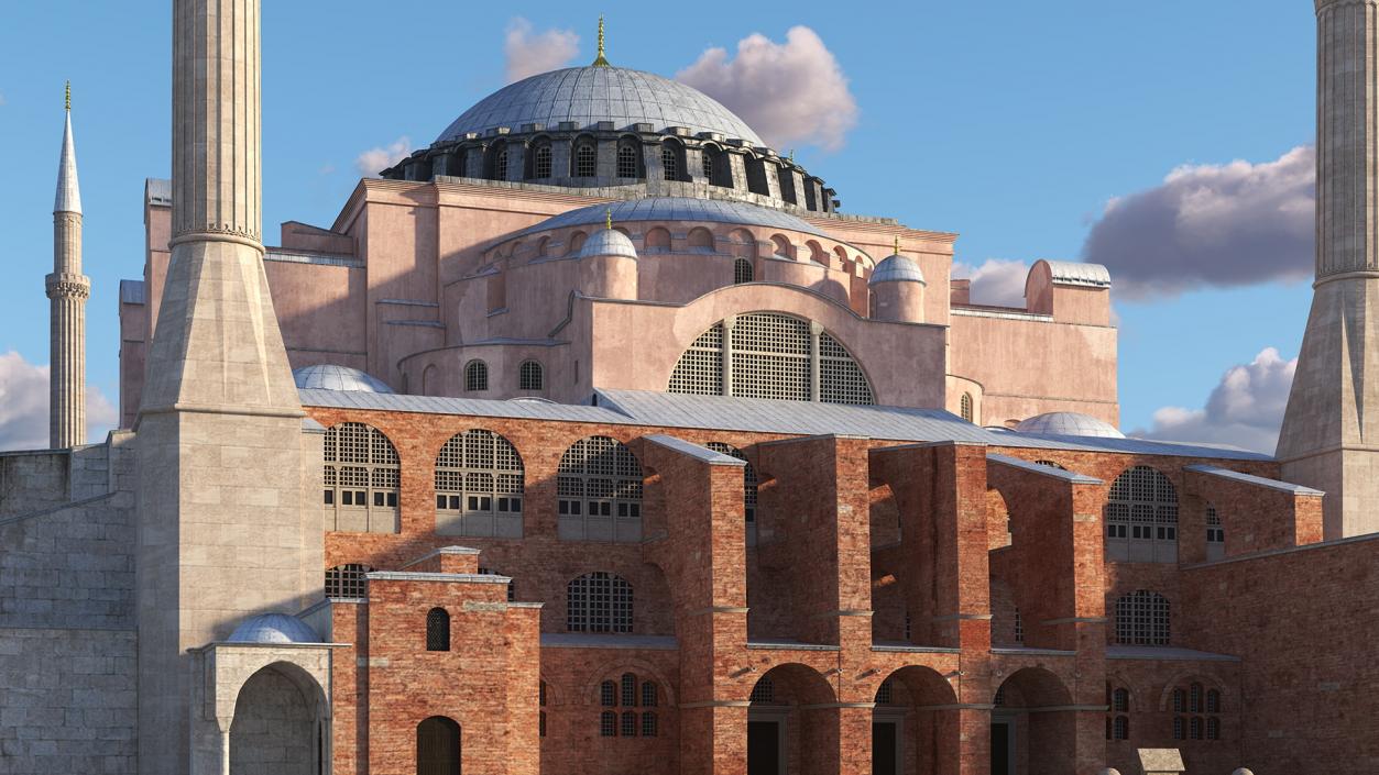 3D model Hagia Sophia Grand Mosque