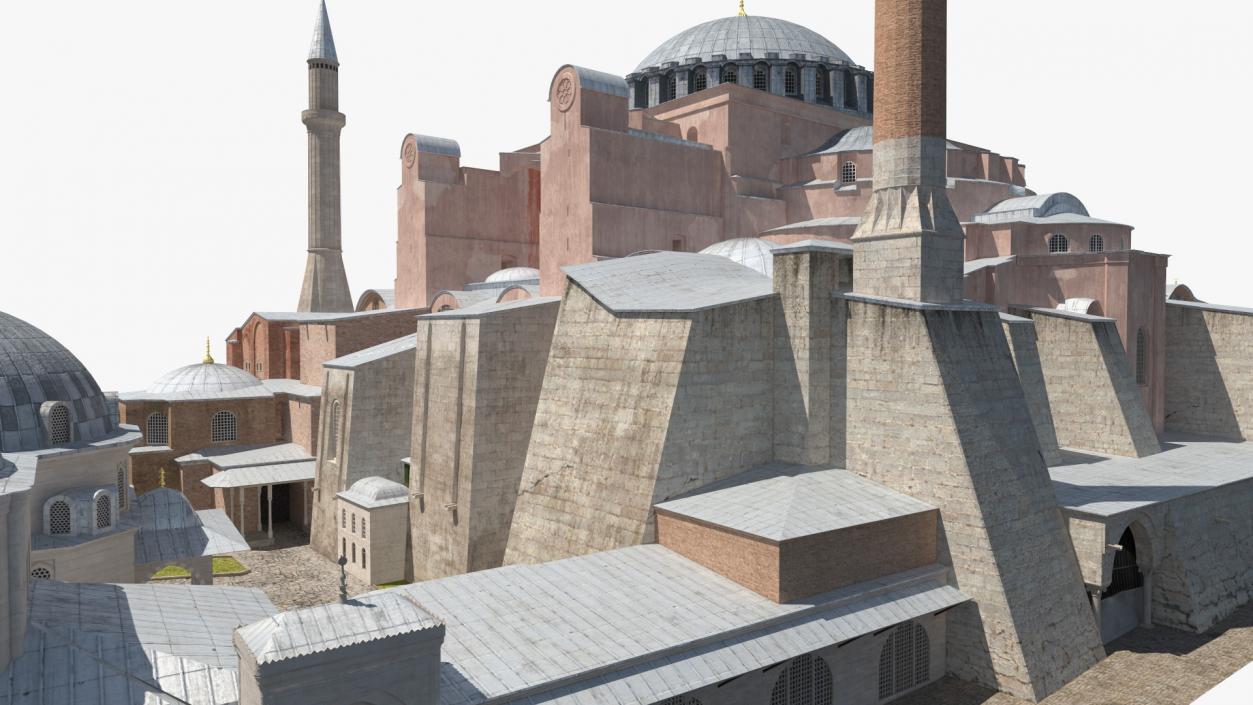 3D model Hagia Sophia Grand Mosque