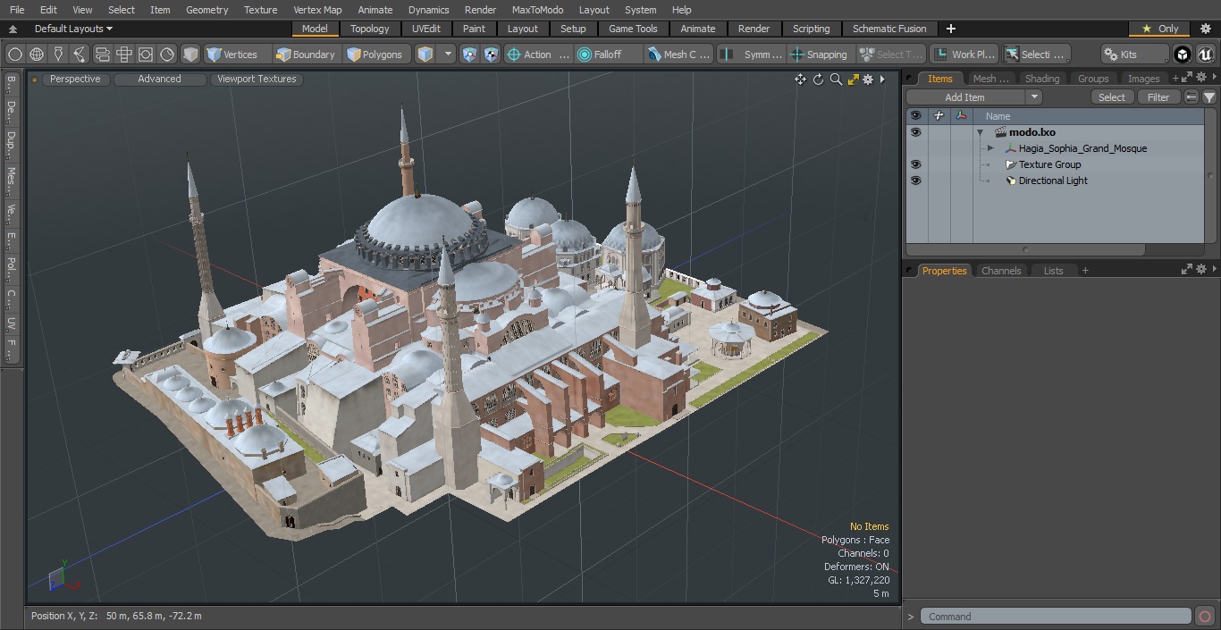 3D model Hagia Sophia Grand Mosque