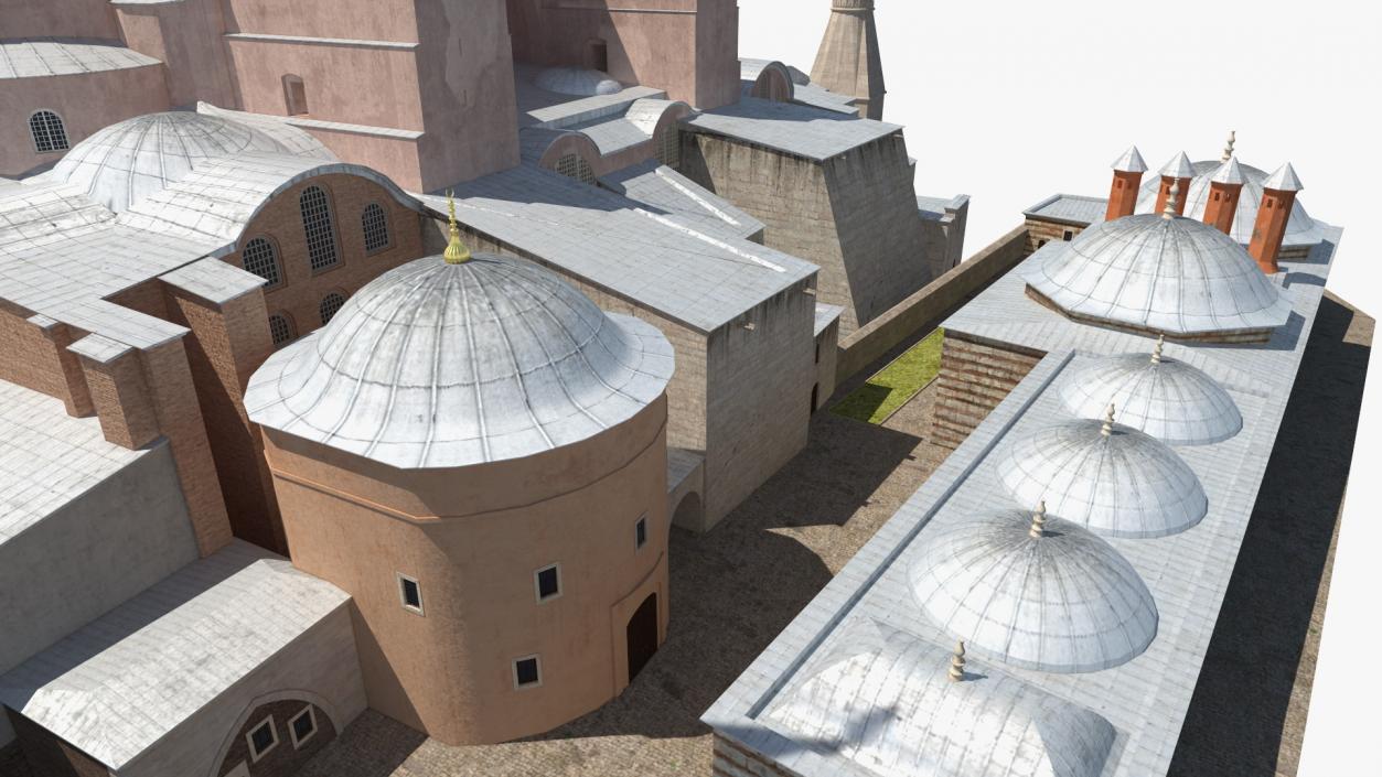 3D model Hagia Sophia Grand Mosque