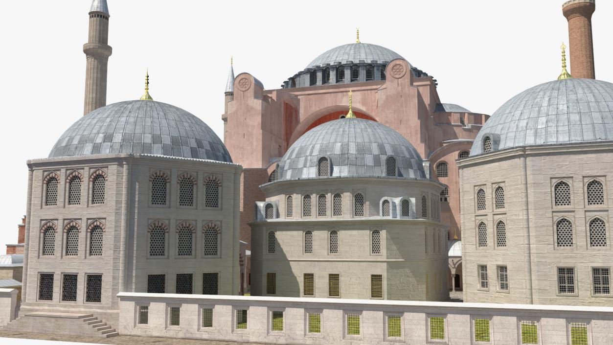 3D model Hagia Sophia Grand Mosque