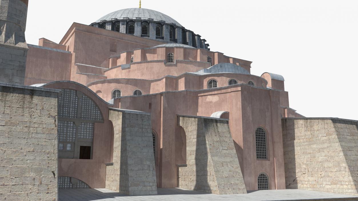 3D model Hagia Sophia Grand Mosque