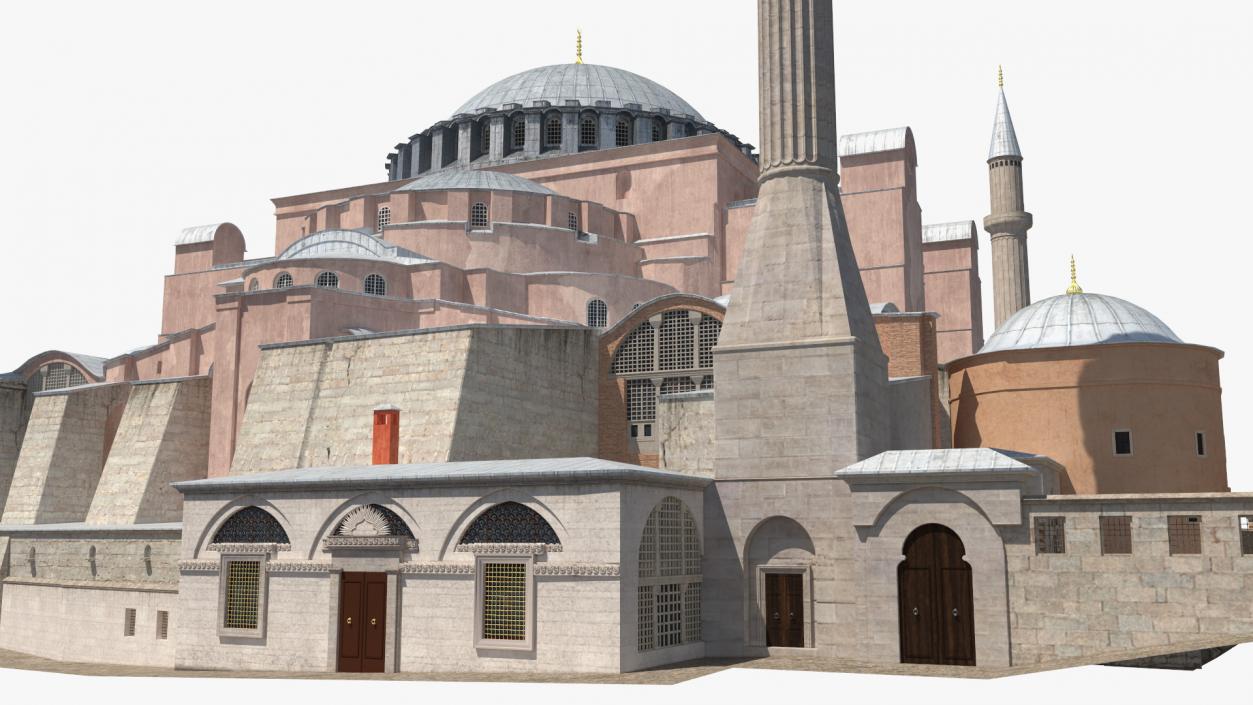 3D model Hagia Sophia Grand Mosque