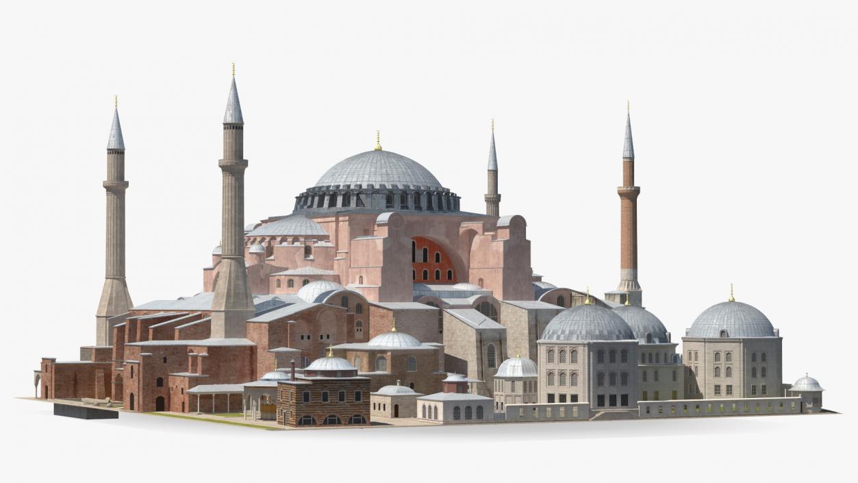 3D model Hagia Sophia Grand Mosque