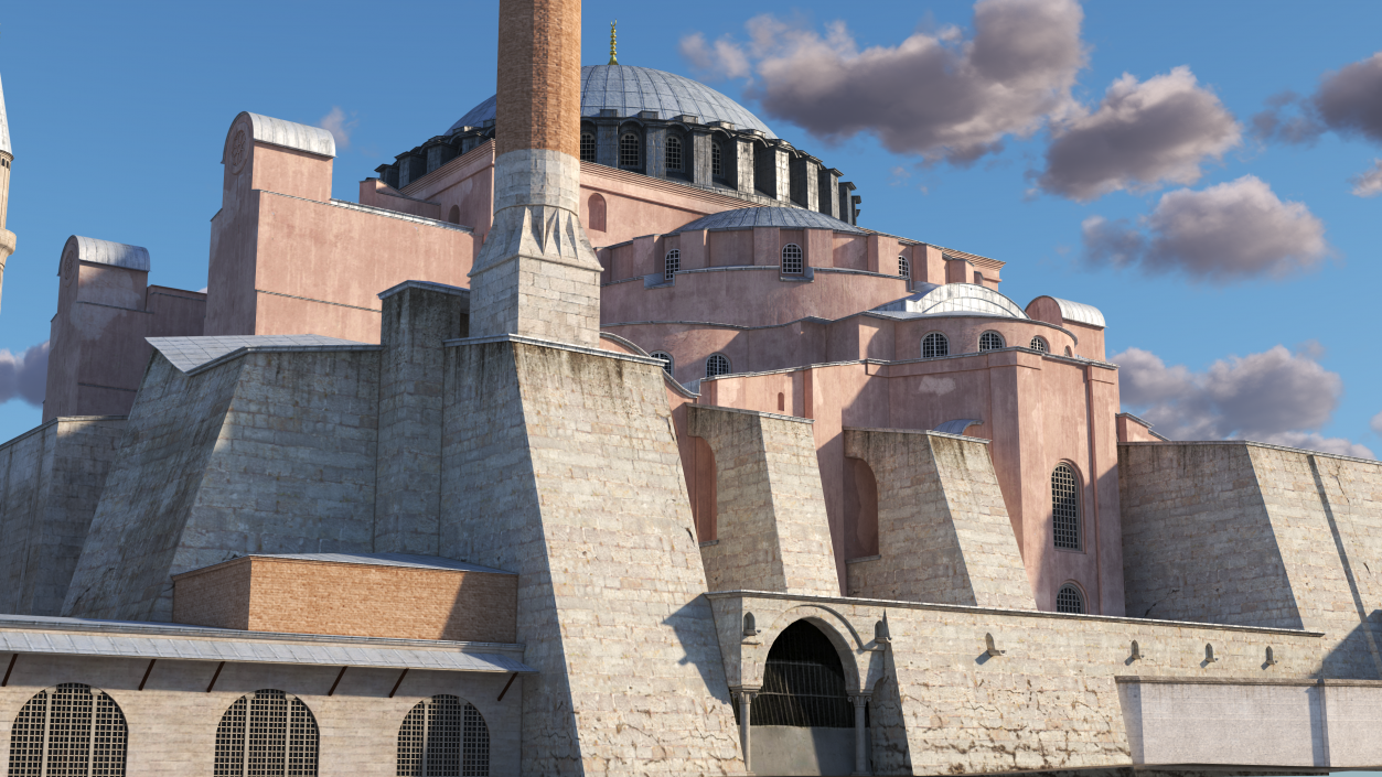 3D model Hagia Sophia Grand Mosque