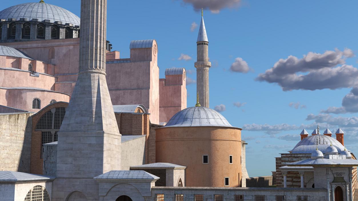 3D model Hagia Sophia Grand Mosque